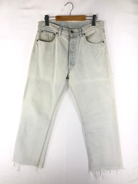 【中古品】【メンズ】  MAISON MARGIELA 10 メゾンマルジェラ 10 BOYFRIEND JEANS STONE WASH DENIM S50LA0152 S30561 ボーイフレンド ジーンズ ストーン ウォッシュ デニムパンツ 152-250111-na-11-tag サイズ：30 カラー：ホワイト 万代Net店