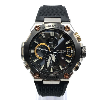 【中古美品】【メンズ】 G-SHOCK ジーショック MRG-G2000 SERIES MRG-G2000R-1AJR 電波ソーラー モバイルリンク 腕時計 196-241225-hi-36-tag サイズ：54.7×49.8×16.9mm カラー：ブラック/シルバー 万代Net店