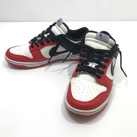 【中古品】【メンズ】 NIKE ナイキ NBA エヌビーエー DUNK LOW EMB 75TH ANNIVERSARY CHICAGO BULLS DD3363-100 ダンク ロー 75周年 アニバーサリー シカゴ ブルズ スニーカー 靴 160-241221-na-15-tag サイズ：28cm US 10 カラー：SAIL-BLACK-BLACK-CHILE RED 万代Net店