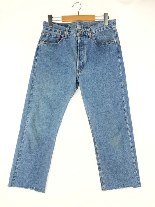 【現状渡し品】【メンズ】 Levi's リーバイス 90's 501 DENIM PANTS 501-0193 95年製 デニムパンツ ジーンズ USA製 ボタン裏刻印555 157-250326-hi-28-tag サイズ：W32 カラー：ライトインディゴ 万代Net店