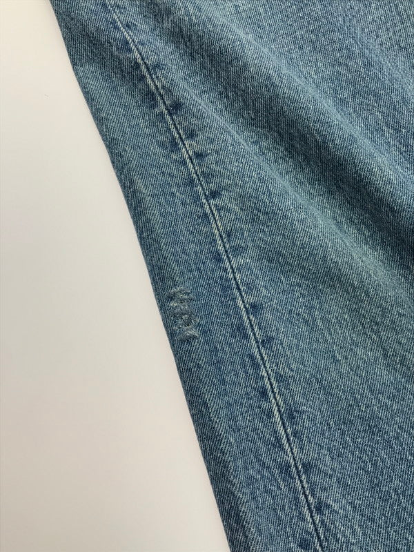 【現状渡し品】【メンズ】 Levi's リーバイス 90's 501 DENIM PANTS 501-0193 95年製 デニムパンツ ジーンズ USA製 ボタン裏刻印555 157-250326-hi-28-tag サイズ：W32 カラー：ライトインディゴ 万代Net店