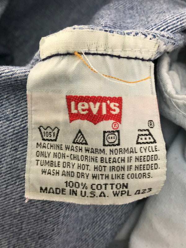 【現状渡し品】【メンズ】 Levi's リーバイス 90's 501 DENIM PANTS 501-0193 95年製 デニムパンツ ジーンズ USA製 ボタン裏刻印555 157-250326-hi-28-tag サイズ：W32 カラー：ライトインディゴ 万代Net店