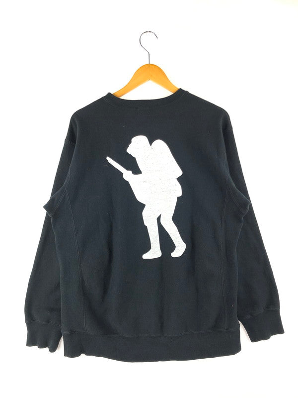 【中古品】【メンズ】 A BATHING APE アベイシングエイプ 00’S APE SHALL NEVER KILL APE PRINT SWEAT 00年代 エイプ シャル ネバー キル エイププリント スウェット トップス トレーナー 142-250119-mo-15-tag サイズ：L カラー：ブラック 万代Net店