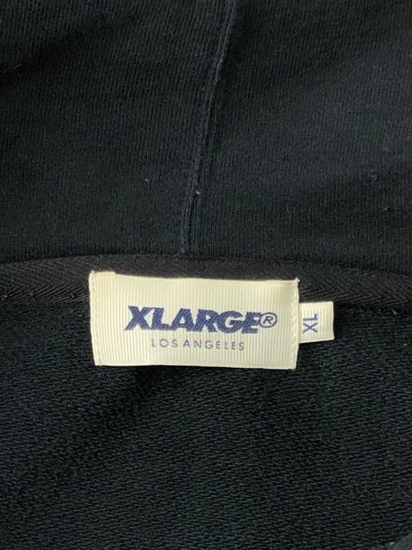 【中古品】【メンズ】 XLARGE エクストララージ STANDARD LOGO PULLOVER HOODED SWEAT 01173205 スタンダードロゴ プルオーバーフーデッドスウェット パーカー 142-241219-hi-02-tag サイズ：XL カラー：ブラック 万代Net店