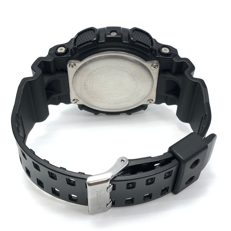 【中古美品】【メンズ】 G-SHOCK ジーショック GA-100 SERIES GA-100CF-1A9JF ANALOG-DIGITAL アナログデジタル クォーツ 腕時計 196-241225-hi-38-tag サイズ：55×51.2×16.9mm カラー：ブラック/カモフラージュ 万代Net店