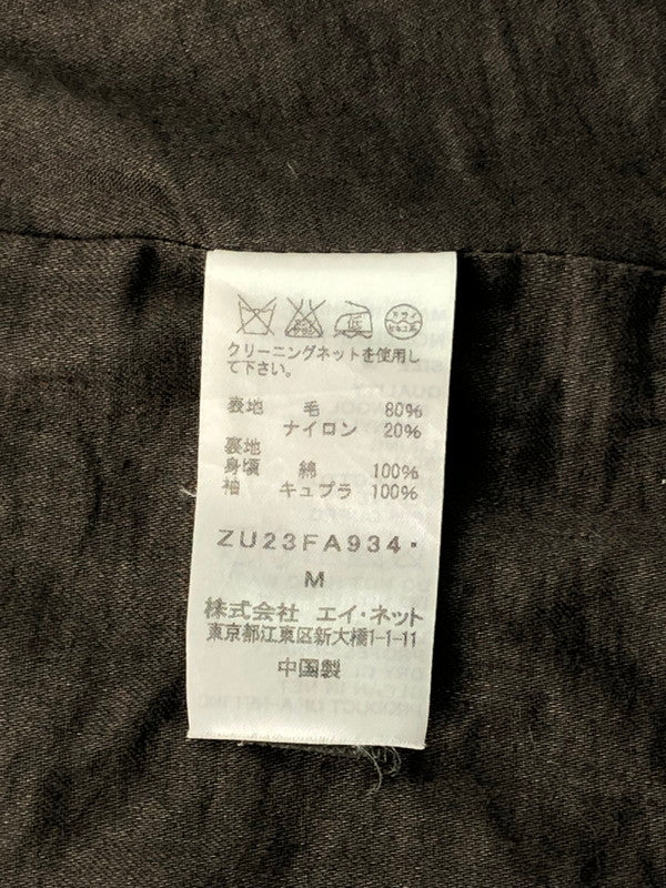 【中古品】【メンズ】 ZU28-FA934 ウールコート アウター 169-241218-ki-15-tag サイズ：M カラー：ブラック 万代Net店