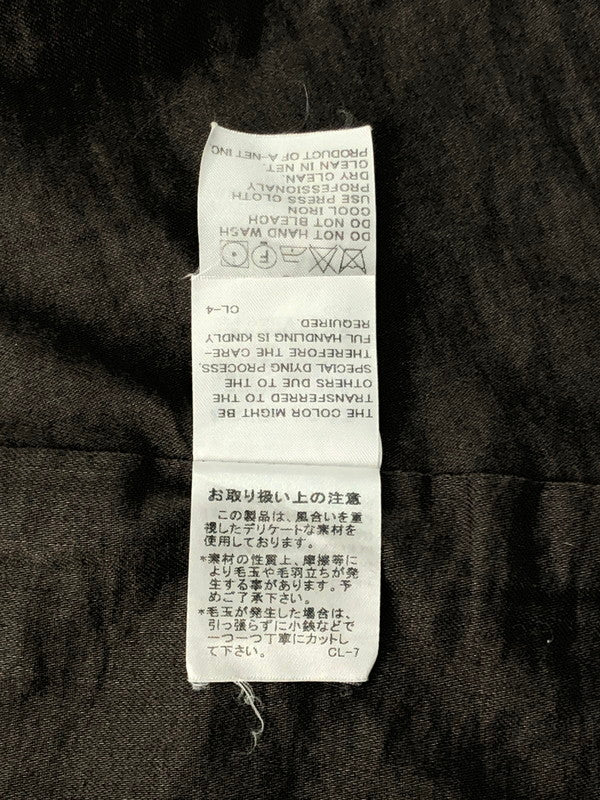 【中古品】【メンズ】 ZU28-FA934 ウールコート アウター 169-241218-ki-15-tag サイズ：M カラー：ブラック 万代Net店
