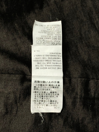 【中古品】【メンズ】 ZU28-FA934 ウールコート アウター 169-241218-ki-15-tag サイズ：M カラー：ブラック 万代Net店
