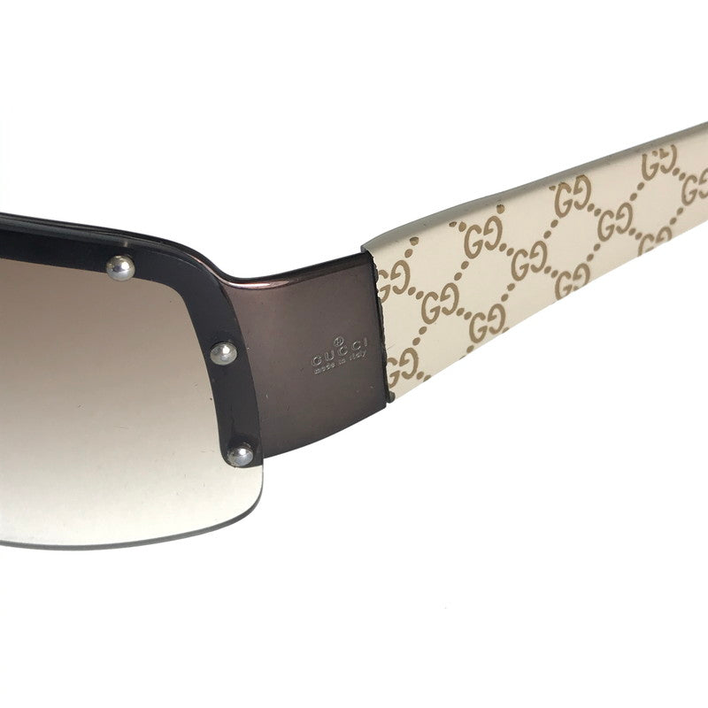 【現状渡し品】【メンズ】 GUCCI グッチ SUNGLASSES GG1832 サングラス スタッズ GGロゴ アイウェア アクセサリー 182-241230-hi-08-tag サイズ：70ロ14 115 カラー：ベージュ 万代Net店