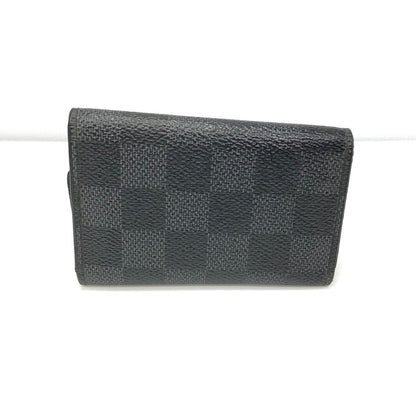 【中古品】【メンズ/レディース】 LOUIS VUITTON ルイ・ヴィトン N62662 ダミエグ ラフィット ミュルティクレ6 キーケース 服飾雑貨 179-241224-ki-01-tag カラー：ブラック/グレー 万代Net店