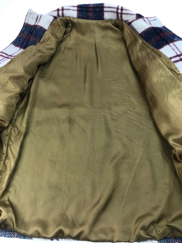 【中古品】【メンズ】  USED 70-80’S ユーズド 70年-80年代 CHECK JACKET チェックジャケット アウター 146-250123-ki-06-tag カラー：ネイビー系 万代Net店