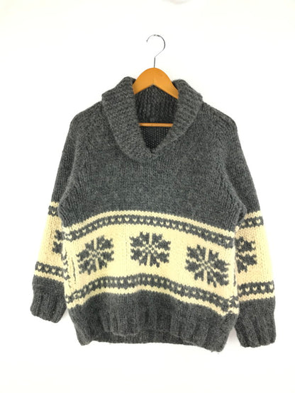 【中古品】【メンズ】 USED COWICHAN SWEATER カウチンセーター ニット ヴィンテージ 146-241225-hi-20-tag サイズ：なし カラー：グレー 万代Net店