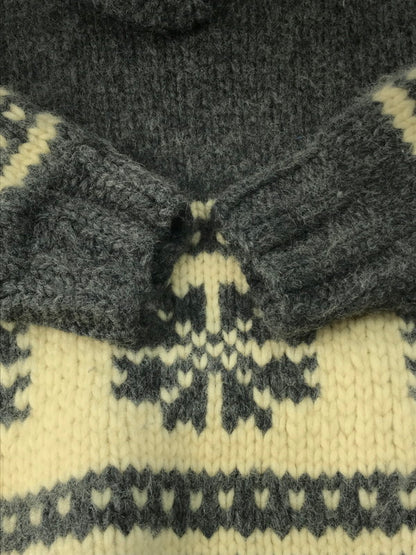 【中古品】【メンズ】 USED COWICHAN SWEATER カウチンセーター ニット ヴィンテージ 146-241225-hi-20-tag サイズ：なし カラー：グレー 万代Net店