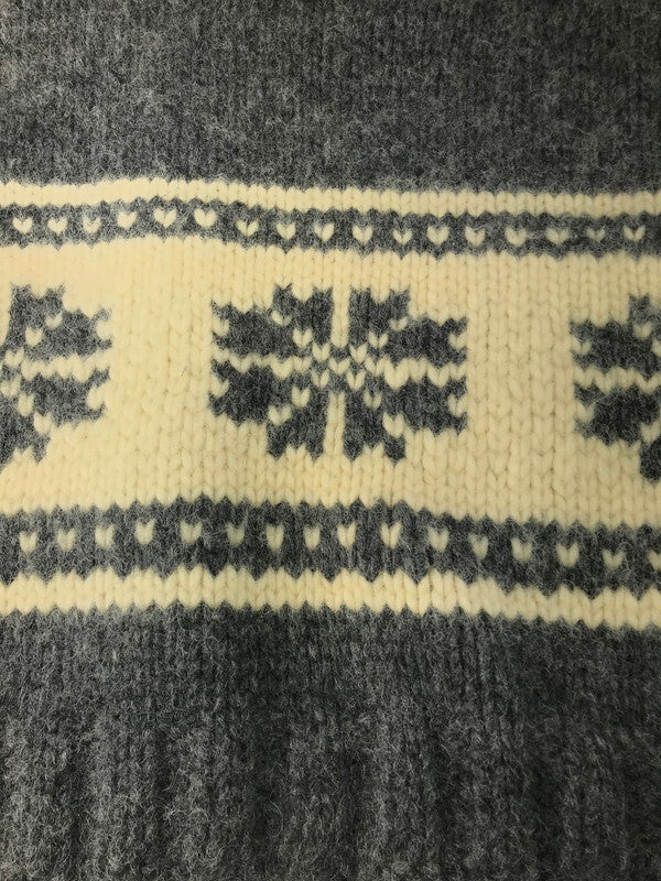 【中古品】【メンズ】 USED COWICHAN SWEATER カウチンセーター ニット ヴィンテージ 146-241225-hi-20-tag サイズ：なし カラー：グレー 万代Net店