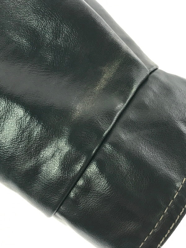 【現状渡し品】【メンズ】 USED 70～80S LEATHER JACKET 70～80年代 レザージャケット アウター 146-260912-na-40-tagh サイズ：50 カラー：ネイビー 万代Net店