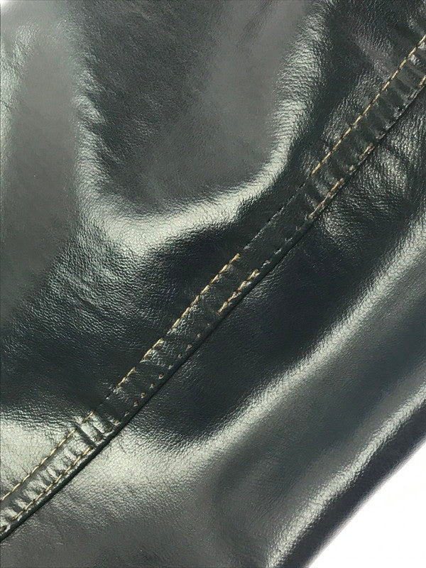 【現状渡し品】【メンズ】 USED 70～80S LEATHER JACKET 70～80年代 レザージャケット アウター 146-260912-na-40-tagh サイズ：50 カラー：ネイビー 万代Net店
