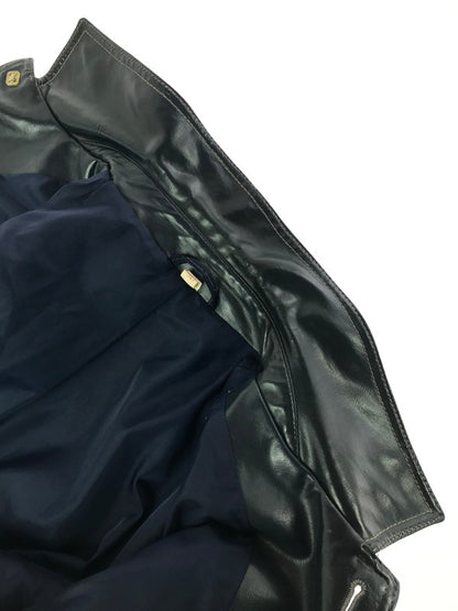 【現状渡し品】【メンズ】 USED 70～80S LEATHER JACKET 70～80年代 レザージャケット アウター 146-260912-na-40-tagh サイズ：50 カラー：ネイビー 万代Net店