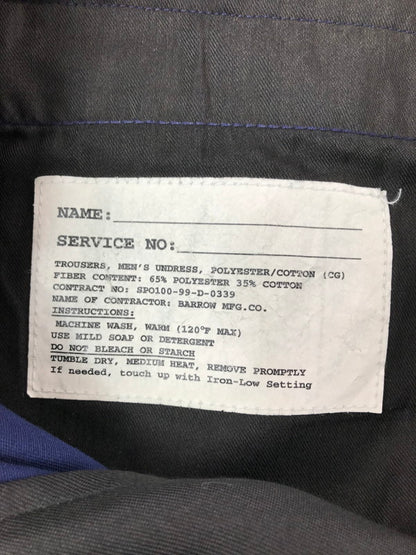 【中古品】【メンズ】 U.S.NAVY アメリカ海軍 UTILITY PANTS 8405-00-140-0810 ユーティリティパンツ ボトムス 157-260920-na-14-tagh サイズ：32R カラー：ネイビー 万代Net店