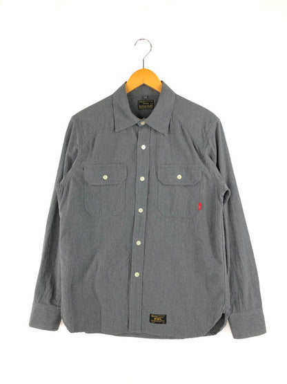 【中古品】【メンズ】 WTAPS ダブルタップス CELL LS/SHIRT COTTON CHAMBRAY 162GWDT-SHM02 セル ロングスリーブシャツ 長袖シャツ 142-241219-hi-01-tag サイズ：2 カラー：グレー 万代Net店