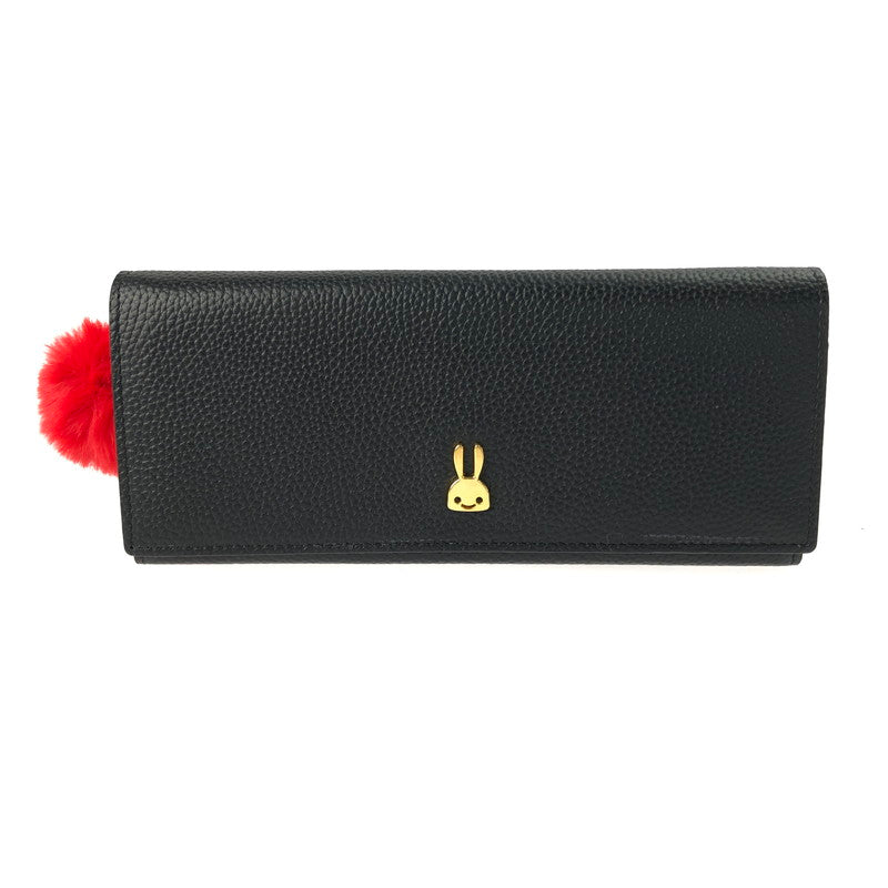 【中古品】【メンズ】  CUNE キューン LONG WALLET 金ウサギロングウォレット 二つ折り 長財布 200-241230-hi-18-tag カラー：ブラック 万代Net店