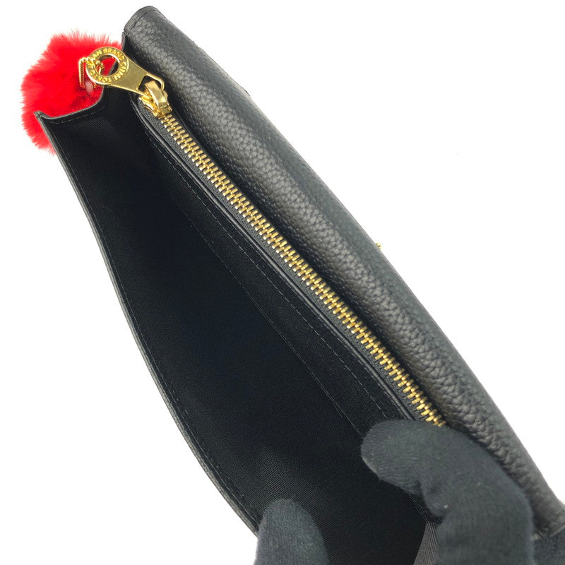 【中古品】【メンズ】  CUNE キューン LONG WALLET 金ウサギロングウォレット 二つ折り 長財布 200-241230-hi-18-tag カラー：ブラック 万代Net店