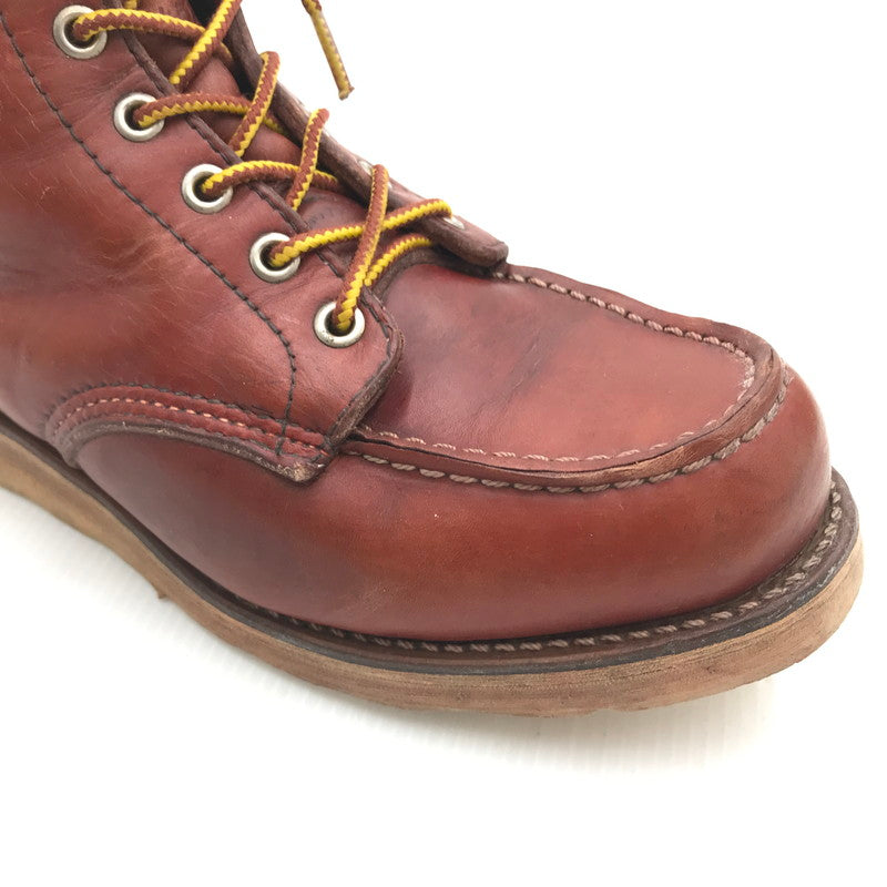 【中古品】【メンズ】 RED WING レッドウィング IRISH SETTER アイリッシュセッター 95年製 半円犬タグ レースアップブーツ ワークブーツ 靴 164-250106-hi-13-tag サイズ：6 1/2 E カラー：ブラウン 万代Net店