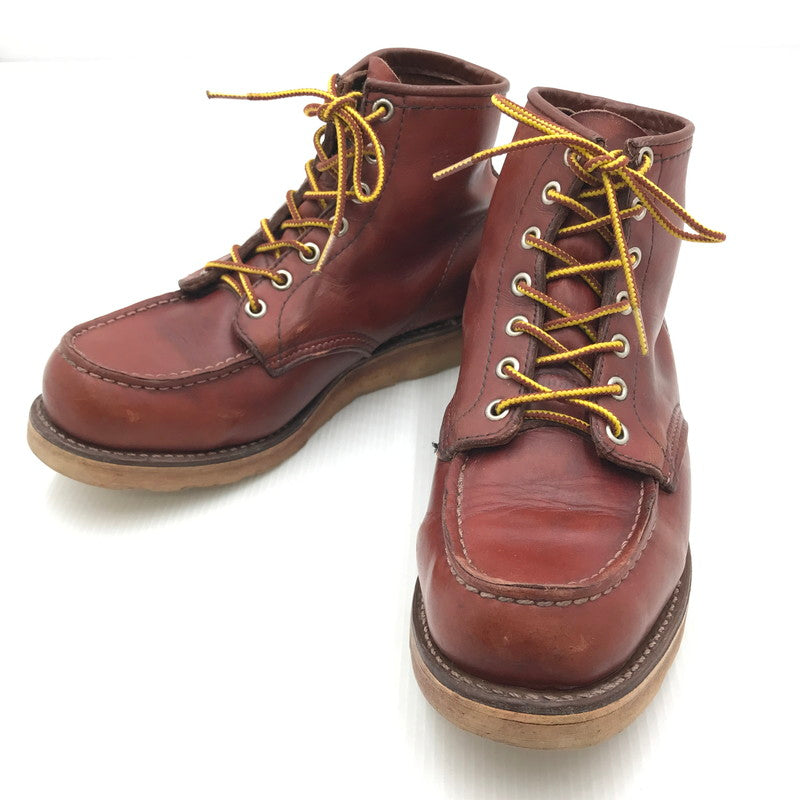 【中古品】【メンズ】 RED WING レッドウィング IRISH SETTER アイリッシュセッター 95年製 半円犬タグ レースアップブーツ ワークブーツ 靴 164-250106-hi-13-tag サイズ：6 1/2 E カラー：ブラウン 万代Net店