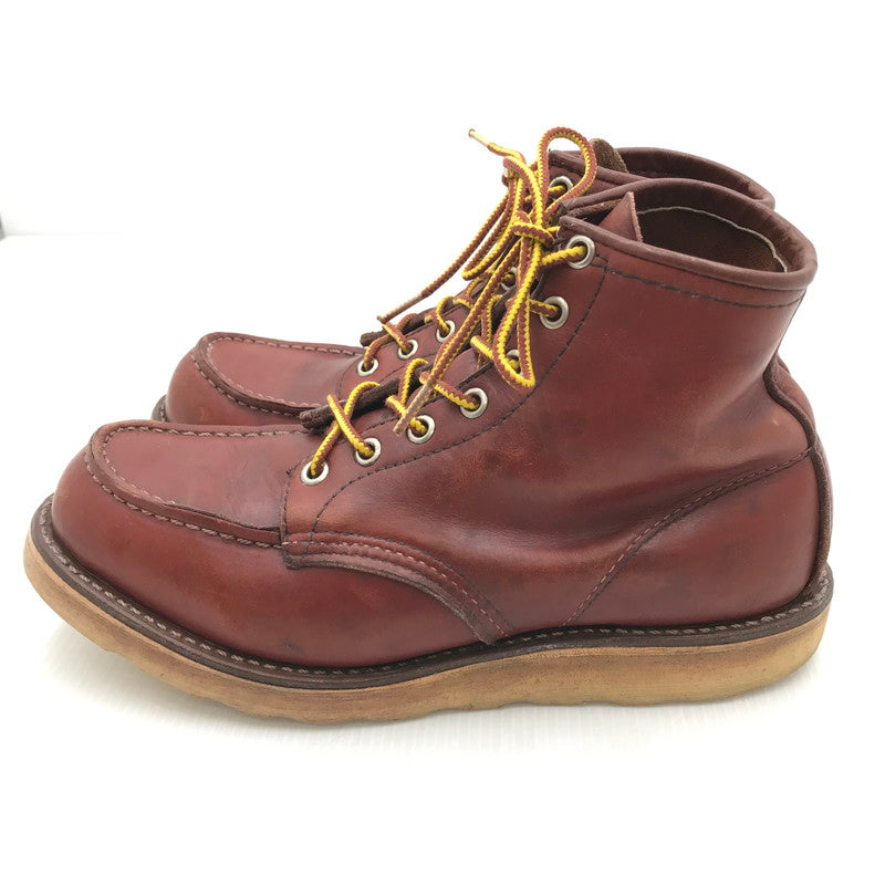 【中古品】【メンズ】 RED WING レッドウィング IRISH SETTER アイリッシュセッター 95年製 半円犬タグ レースアップブーツ ワークブーツ 靴 164-250106-hi-13-tag サイズ：6 1/2 E カラー：ブラウン 万代Net店