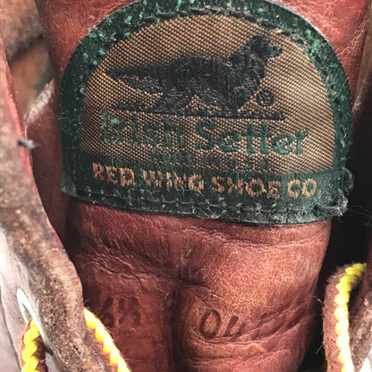 【中古品】【メンズ】 RED WING レッドウィング IRISH SETTER アイリッシュセッター 95年製 半円犬タグ レースアップブーツ ワークブーツ 靴 164-250106-hi-13-tag サイズ：6 1/2 E カラー：ブラウン 万代Net店