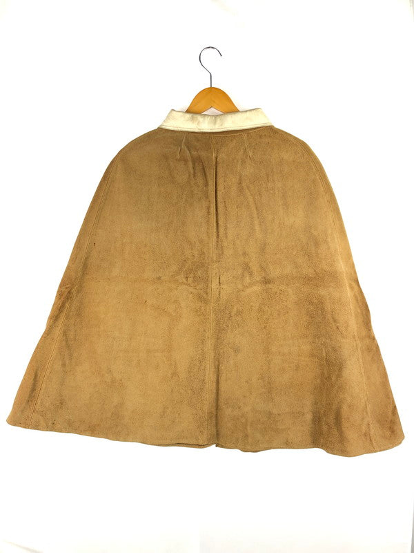 【中古品】【メンズ】 UNKNOWN 70’S SUEDE LEATHER PONCHO IDEAL ZIP スエードレザーポンチョ アウター 146-250123-mo-02-tag カラー：ブラウン 万代Net店