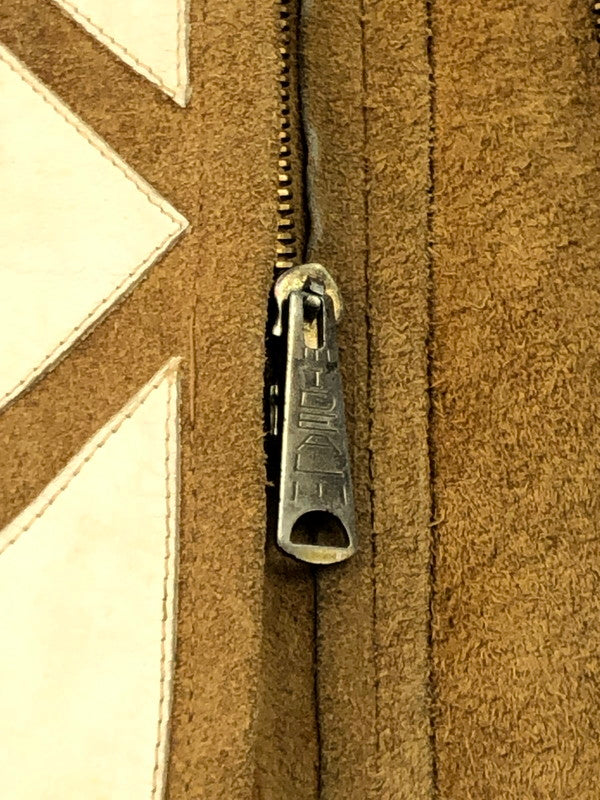 【中古品】【メンズ】 UNKNOWN 70’S SUEDE LEATHER PONCHO IDEAL ZIP スエードレザーポンチョ アウター 146-250123-mo-02-tag カラー：ブラウン 万代Net店