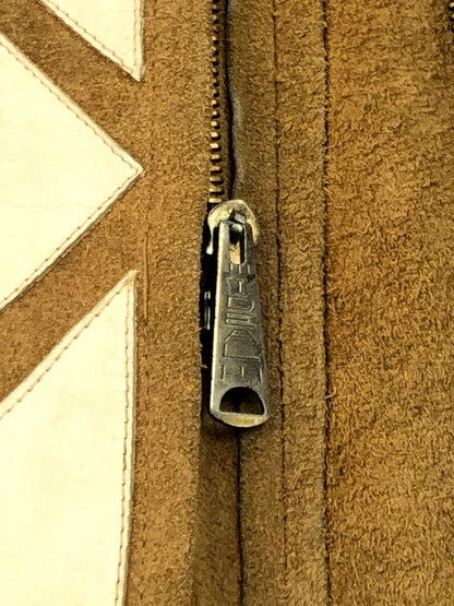 【中古品】【メンズ】 UNKNOWN 70’S SUEDE LEATHER PONCHO IDEAL ZIP スエードレザーポンチョ アウター 146-250123-mo-02-tag カラー：ブラウン 万代Net店