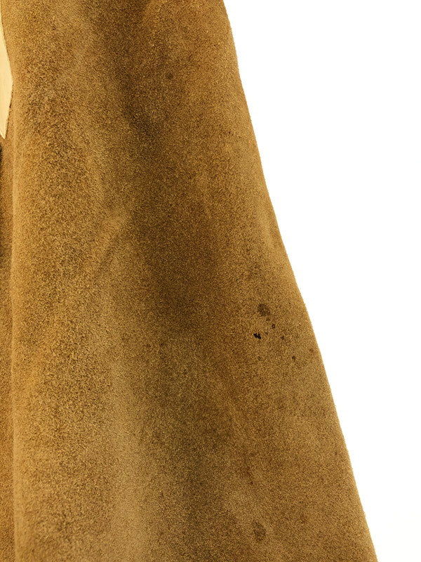 【中古品】【メンズ】 UNKNOWN 70’S SUEDE LEATHER PONCHO IDEAL ZIP スエードレザーポンチョ アウター 146-250123-mo-02-tag カラー：ブラウン 万代Net店
