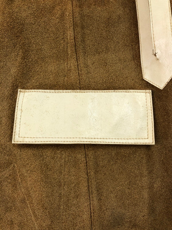 【中古品】【メンズ】 UNKNOWN 70’S SUEDE LEATHER PONCHO IDEAL ZIP スエードレザーポンチョ アウター 146-250123-mo-02-tag カラー：ブラウン 万代Net店