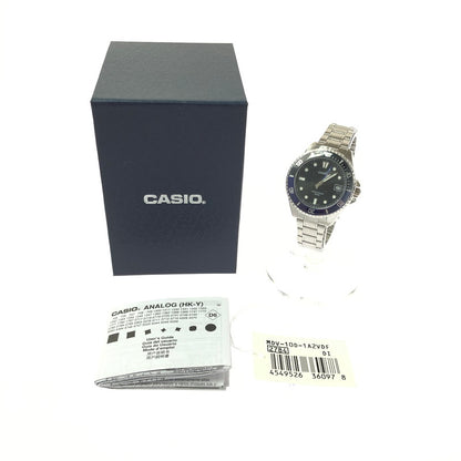 【中古美品】【メンズ】 CASIO カシオ ANALOG MDV-10D-1A2V アナログ クォーツ 腕時計 199-260620-ty-10-tagh カラー：シルバー 万代Net店