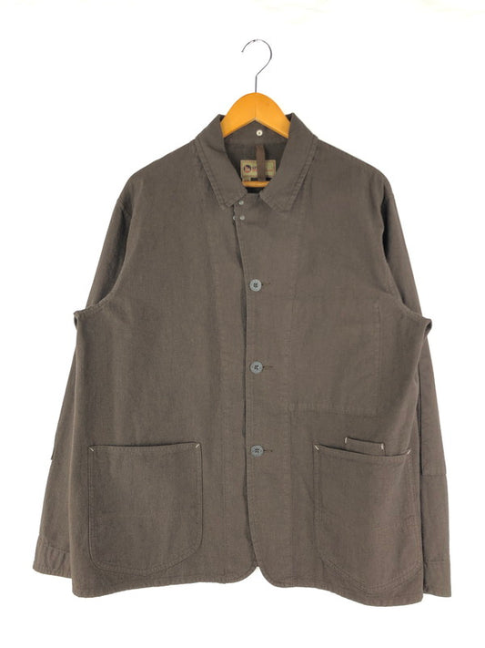 【中古品】【メンズ】 Nigel Cabourn ナイジェルケーボン LYBRO NEW NAVVIE BLAZER BROKEN TWILL JK-52 8048-13-80020 ニューナビーブレザーブロークンツイル ジャケット ライトアウター 140-250108-hi-03-tag サイズ：50 カラー：ブラウン 万代Net店