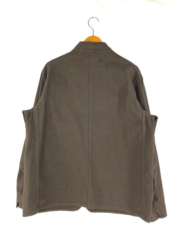 【中古品】【メンズ】 Nigel Cabourn ナイジェルケーボン LYBRO NEW NAVVIE BLAZER BROKEN TWILL JK-52 8048-13-80020 ニューナビーブレザーブロークンツイル ジャケット ライトアウター 140-250108-hi-03-tag サイズ：50 カラー：ブラウン 万代Net店