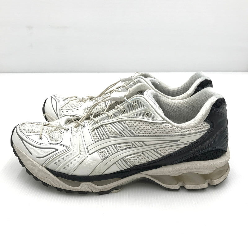 【中古品】【メンズ】 asics アシックス × UNAFFECTED アンアフェクテッド コラボ GEL-KAYANO 14 GALAXY WHITE 1201A922-100 ゲルカヤノ14 ギャラクシーホワイト スニーカー 靴 162-241226-hi-30-tag サイズ：26.5cm US 8 1/2 カラー：RIGH WHITE/JET BLACK 万代Net店