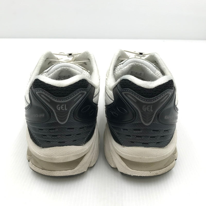 【中古品】【メンズ】 asics アシックス × UNAFFECTED アンアフェクテッド コラボ GEL-KAYANO 14 GALAXY WHITE 1201A922-100 ゲルカヤノ14 ギャラクシーホワイト スニーカー 靴 162-241226-hi-30-tag サイズ：26.5cm US 8 1/2 カラー：RIGH WHITE/JET BLACK 万代Net店