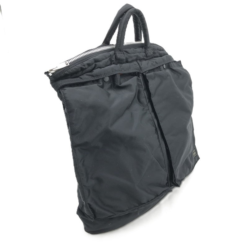 【中古品】【メンズ】 PORTER ポーター TANKER 2WAY HELMET BAG 622-78332 タンカー ヘルメットバッグ ハンドバッグ ショルダーバッグ 吉田カバン 188-250109-hi-39-tag カラー：ブラック/オレンジ 万代Net店