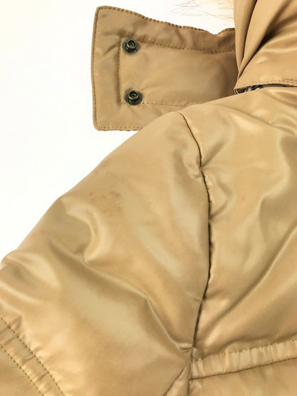 【現状渡し品】【レディース】 BURBERRY BLUE LABEL バーバリーブルーレーベル LONG DOWN JACKET FRF02-620-40 ロングダウンジャケット ダウンコート 裏地ノバチェック ラクーンファー アウター 169-241228-hi-10-tag サイズ：38 カラー：ベージュ 万代Net店