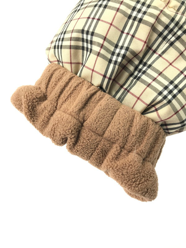 【現状渡し品】【レディース】 BURBERRY BLUE LABEL バーバリーブルーレーベル LONG DOWN JACKET FRF02-620-40 ロングダウンジャケット ダウンコート 裏地ノバチェック ラクーンファー アウター 169-241228-hi-10-tag サイズ：38 カラー：ベージュ 万代Net店