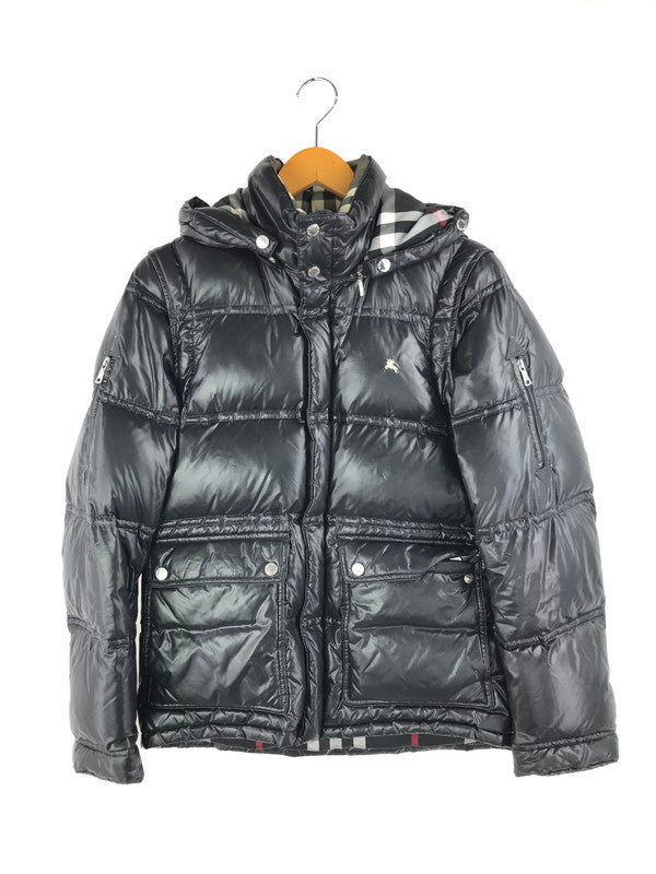 【現状渡し品】【メンズ】 BURBERRY BLACK LABEL バーバリーブラックレーベル DOWN JACKET BMP75-127-09 ダウンジャケット アウター 141-241228-hi-09-tag サイズ：M カラー：ブラック 万代Net店