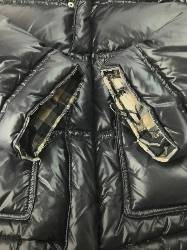 【現状渡し品】【メンズ】 BURBERRY BLACK LABEL バーバリーブラックレーベル DOWN JACKET BMP75-127-09 ダウンジャケット アウター 141-241228-hi-09-tag サイズ：M カラー：ブラック 万代Net店