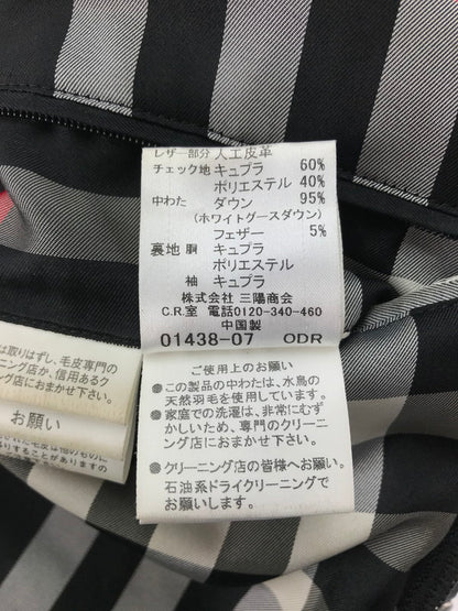 【現状渡し品】【メンズ】 BURBERRY BLACK LABEL バーバリーブラックレーベル DOWN JACKET BMP75-127-09 ダウンジャケット アウター 141-241228-hi-09-tag サイズ：M カラー：ブラック 万代Net店