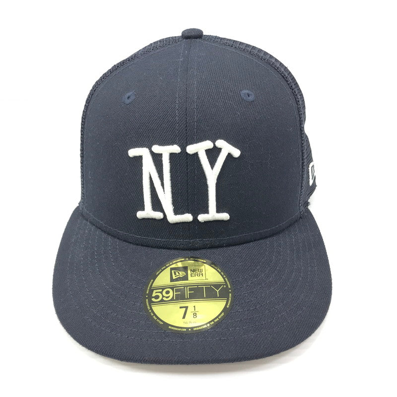 【中古品】【メンズ】 NEW ERA ニューエラ × STUSSY ステューシー コラボ NY 59FIFTY CAP フィフティーナインフィフティー キャップ 帽子 185-250109-hi-22-tag サイズ：7 1/8 カラー：ネイビー 万代Net店