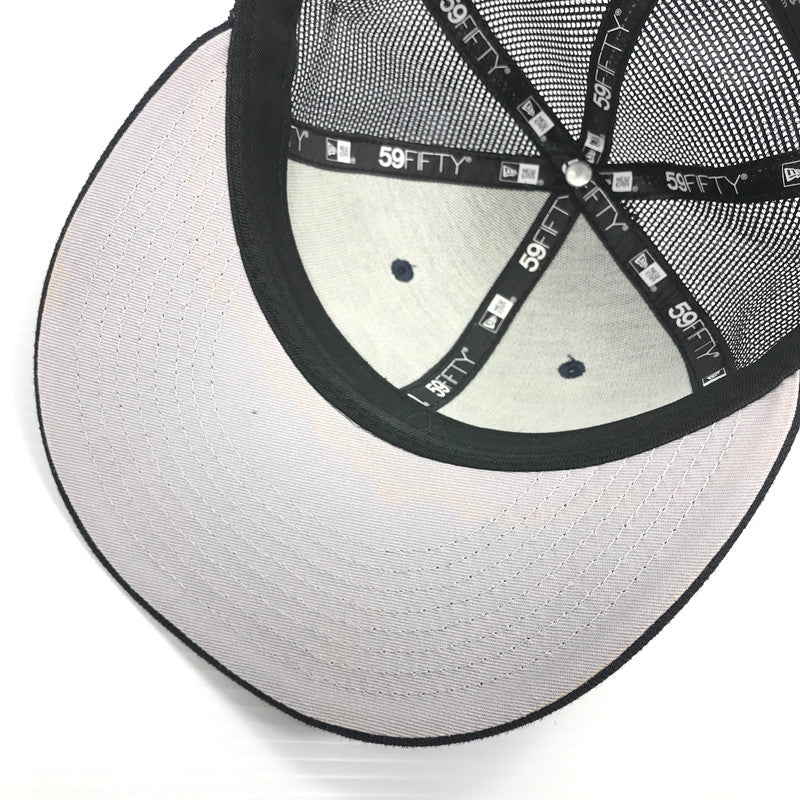 【中古品】【メンズ】 NEW ERA ニューエラ × STUSSY ステューシー コラボ NY 59FIFTY CAP フィフティーナインフィフティー キャップ 帽子 185-250109-hi-22-tag サイズ：7 1/8 カラー：ネイビー 万代Net店