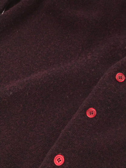 【中古品】【メンズ】 JANTZEN ジャンセン KNIT CARDIGAN ニットカーディガン トップス 146-250121-yk-17-tag サイズ：表記なし カラー：ボルドー 万代Net店