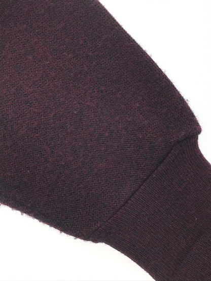 【中古品】【メンズ】 JANTZEN ジャンセン KNIT CARDIGAN ニットカーディガン トップス 146-250121-yk-17-tag サイズ：表記なし カラー：ボルドー 万代Net店