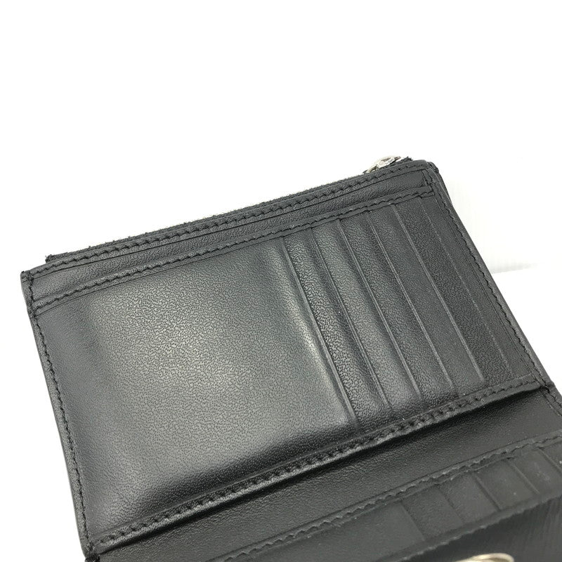 【中古品】【メンズ】 Vivienne Westwood ヴィヴィアンウエストウッド SAFFIANO CREDIT CARD WALLET サフィアーノ クレジットカード ウォレット 三つ折り財布 181-250108-hi-28-tag カラー：ブラック 万代Net店